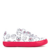 KENZO Kids White and fuchsia tiger trainers