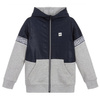 BOSS KIDS Two Material Hooded Cardigan Suit