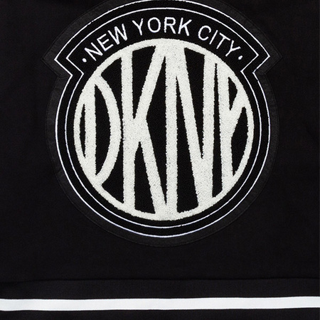 DKNY Bluza dziewczęca z kapturem czarna