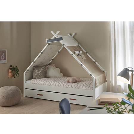 OLIVER FURNITURE Łóżeczko dziecięce Seaside Lille bez tapczanika junior