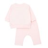 KENZO Kids Girls Light Pink Tiger Print Sweatshirt and Pants Set