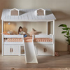 LIFETIME Kidsrooms Kid's Cabin bed Beach House with cabinets and slide90x200 cm, white
