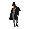 HUGO Girls' hooded parka, black