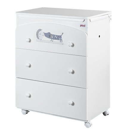 PICCI RINGO Komoda z 3 szufladami i wanienką