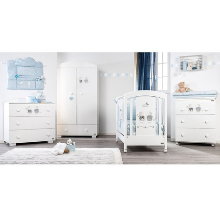 PICCI Lollipop Szafa dziecięca dwudrzwiowa biała