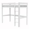 LIFETIME Kidsrooms ELEMENTS Łóżko na wysokiej antresoli High Sleeper 177 cm z drabinką, białe