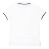 KENZO Kids Polo dziecięce dla chłopca z krótkim rękawem białe