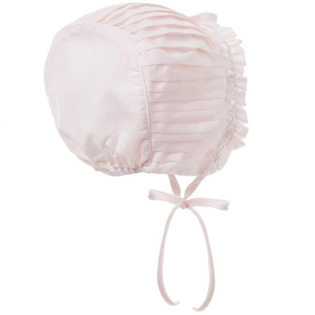 SARAH LOUISE Baby pink pleated hat