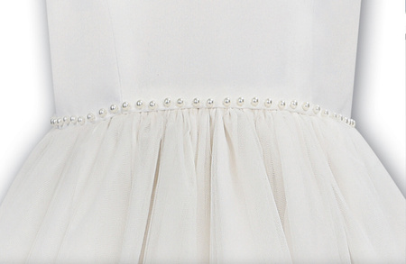 SARAH LOUISE Sukienka bez rękawów biała