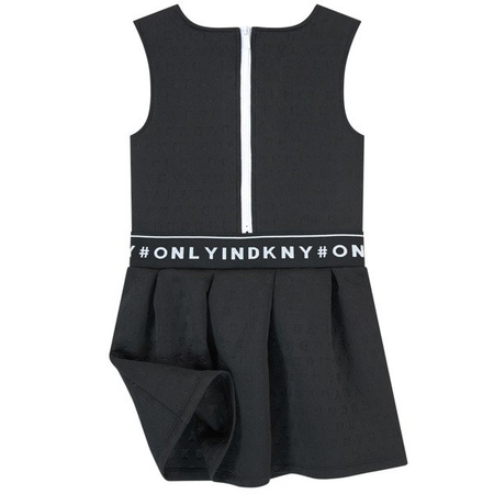 DKNY Sukienka bez rękawów czarna MINI MI