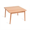 CurveLab Kids wooden Montessori square table oak