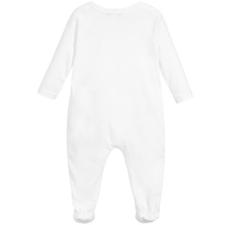 KENZO Kids Pajacyk dziecięcy i czapka biało-szary