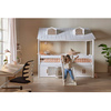 LIFETIME Kidsrooms Kid's Cabin bed Beach House with cabinets and slide90x200 cm, white