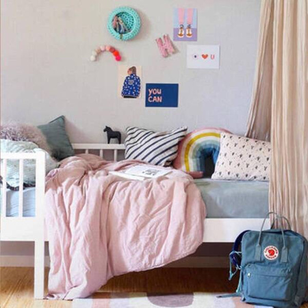  OLIVER FURNITURE Wood Original bed, white