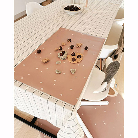 EEVEVE Deskmat Dots - Cinnamon, 70x44 cm