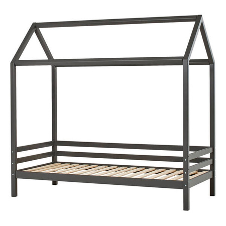 Hoppekids ECO Dream House bed 90x200 cm without stairs, grey