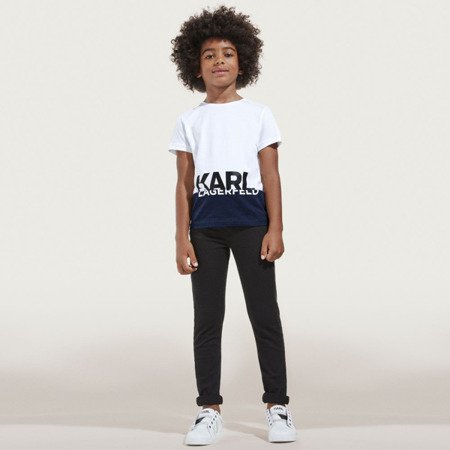 KARL LAGERFELD Kids T-shirt z nadrukiem