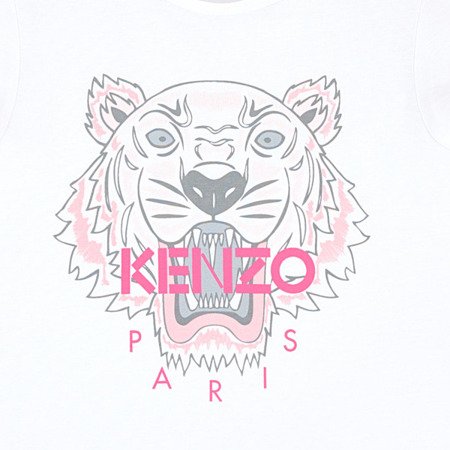 KENZO Kids T-shirt dziecięcy dla dziewczynki z krótkim rękawem Tiger
